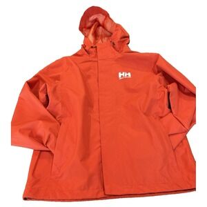 NWOT Helly Hansen Rain Jacket Men's sz Small Hooded Helly Tech Protection